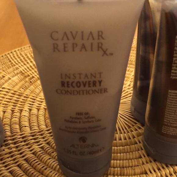ALTERNA CAVIAR REPAIRINSTANT RECOVERY-TRAVEL2-SHAMPOO,2- CONDITIONER,2-CRÈME - Picture 4 of 5